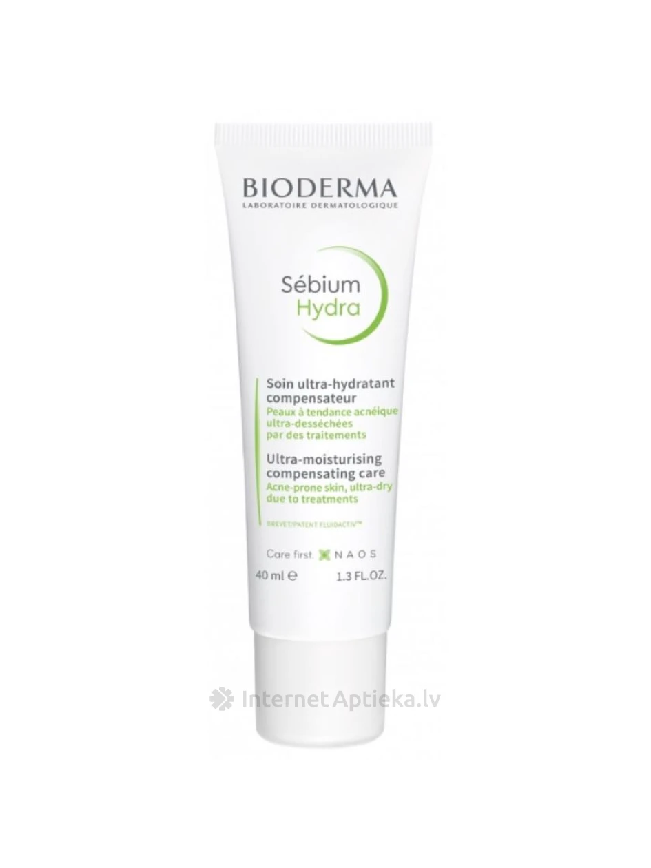 Bioderma Sébium Hydra krēms, 40 ml | internetaptieka.lv