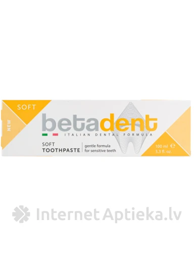 BETADENT SOFT hambapasta, 100 ml | internetaptieka.lv