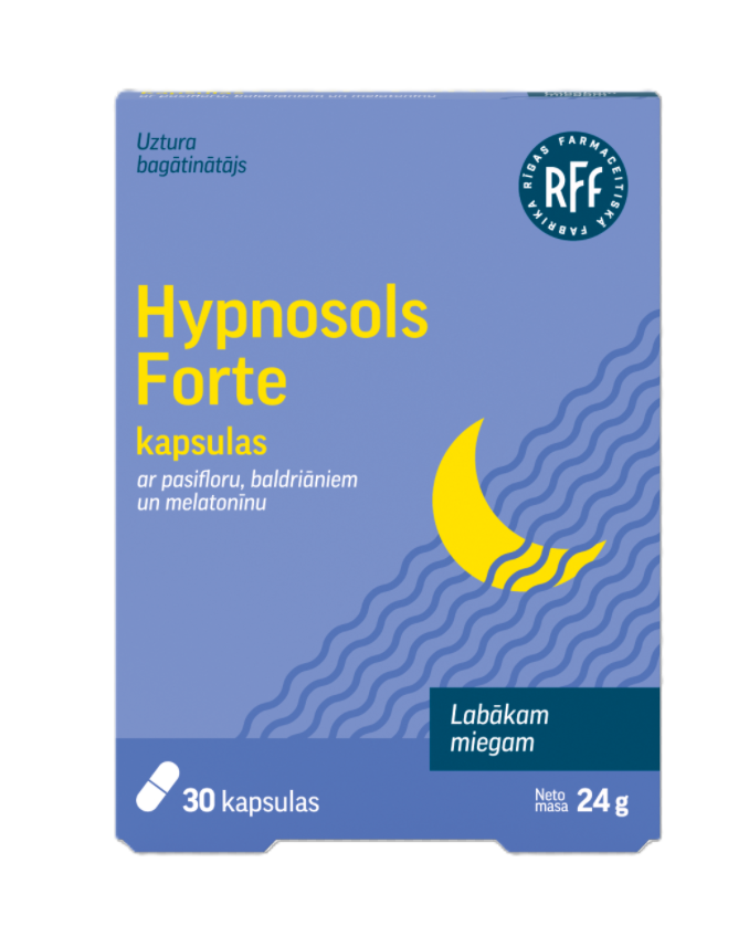 RFF Hypnosols Forte kapsulas ar pasifloru