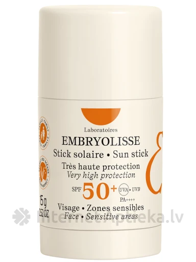 Embryolisse Sun Stick SPF50+ защита от солнечных лучей, 15 г | internetaptieka.lv