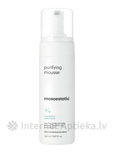 Mesoestetic purifying mousse attīrošas putas sejai, 100 ml | internetaptieka.lv