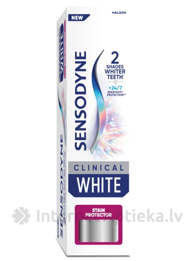 Sensodyne Clinical White zobu pasta, 75 ml | internetaptieka.lv