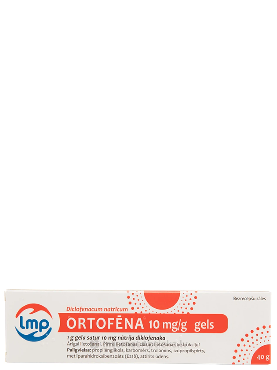 Ortofēna gels 10mg/g, 40 g | internetaptieka.lv