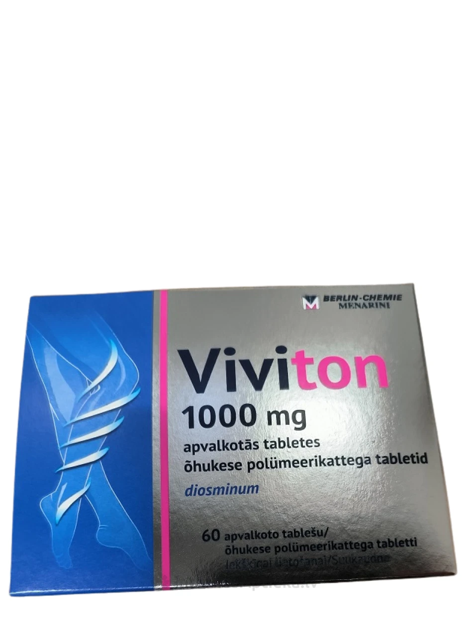 Viviton 1000 mg dengtos tabletes, 60 vnt. | internetaptieka.lv