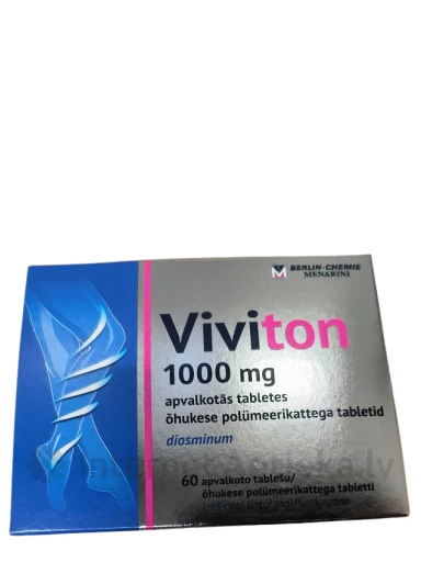 Viviton 1000 mg dengtos tabletes, 60 vnt. | internetaptieka.lv