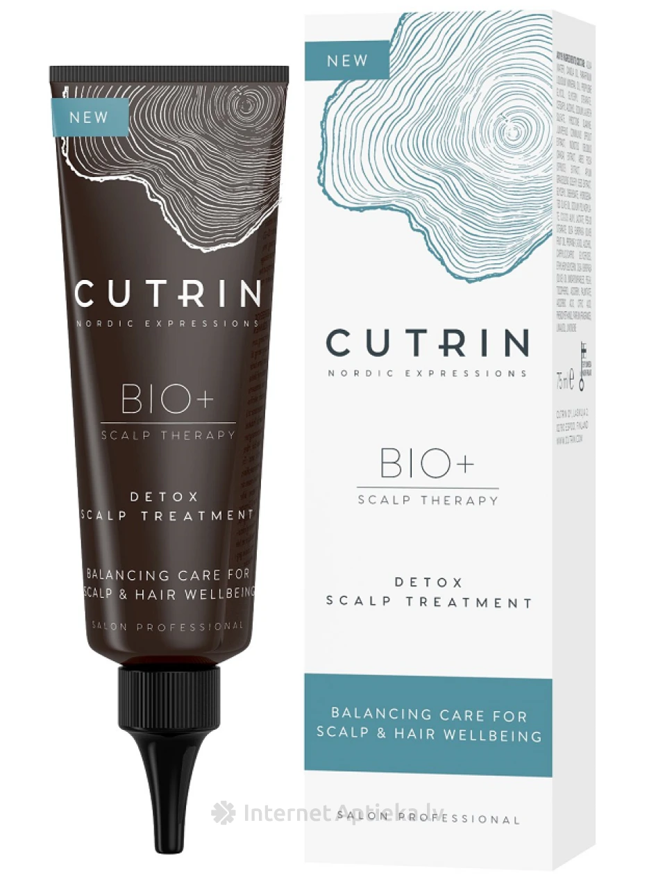 CUTRIN BIO+ Детокс-уход для кожи головы, 75 мл | internetaptieka.lv