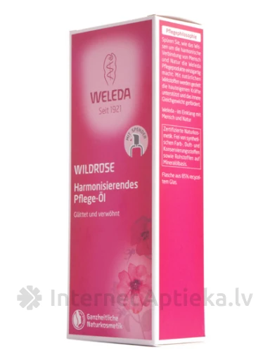 Weleda Savvaļas roze masāžas eļļa ar pumpīti, 100 ml | internetaptieka.lv