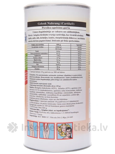 Gelenk Nahrung pulber, apelsin, 600 g | internetaptieka.lv