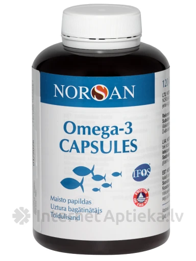 NORSAN OMEGA-3, 120 kapsulas | internetaptieka.lv