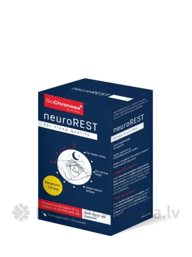 BioChronoss NeuroREST kapslid, 60 tk. | internetaptieka.lv