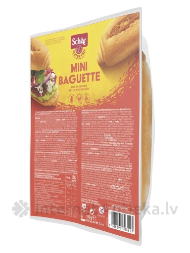 SCHAR мини багет, 150 гр | internetaptieka.lv