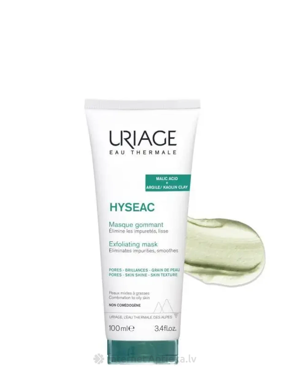 URIAGE Hyseac eksfoliējoša maska, 100 ml | internetaptieka.lv