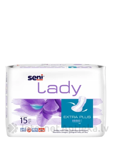 Seni Lady Extra Plus biksīšu ieliktnīši 4.5 piles, 15 gb. | internetaptieka.lv