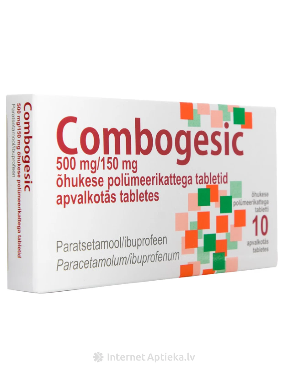 COMBOGESIC 500 mg/150 mg, 10 tabletes | internetaptieka.lv