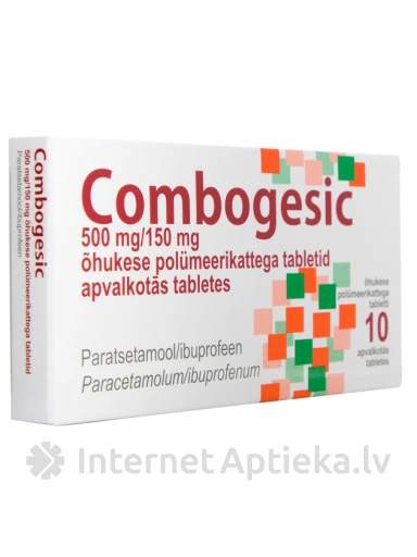 COMBOGESIC 500 mg/150 mg, 10 tabletes | internetaptieka.lv