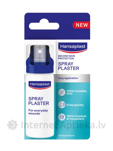 Hansaplast Second Skin Protection спрей-пластырь, 40 мл | internetaptieka.lv
