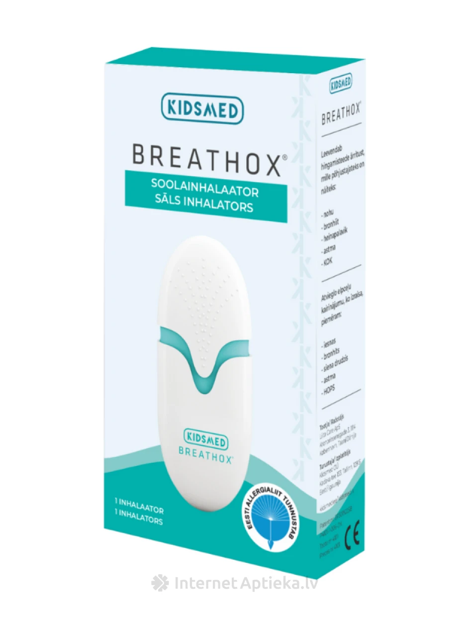 KIDSMED Breathox солевой ингалятор | internetaptieka.lv