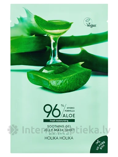 Holika Holika Aloe Hydro Formula 96% Soothing Gel Тканевая маска | internetaptieka.lv