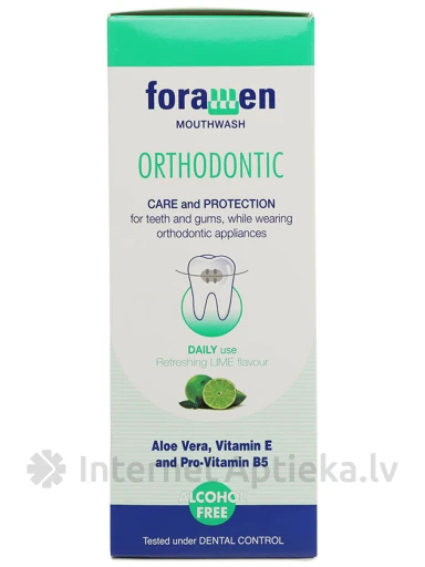 Foramen mutes skalojamais līdzeklis Ortodontic Lime, 500 ml | internetaptieka.lv