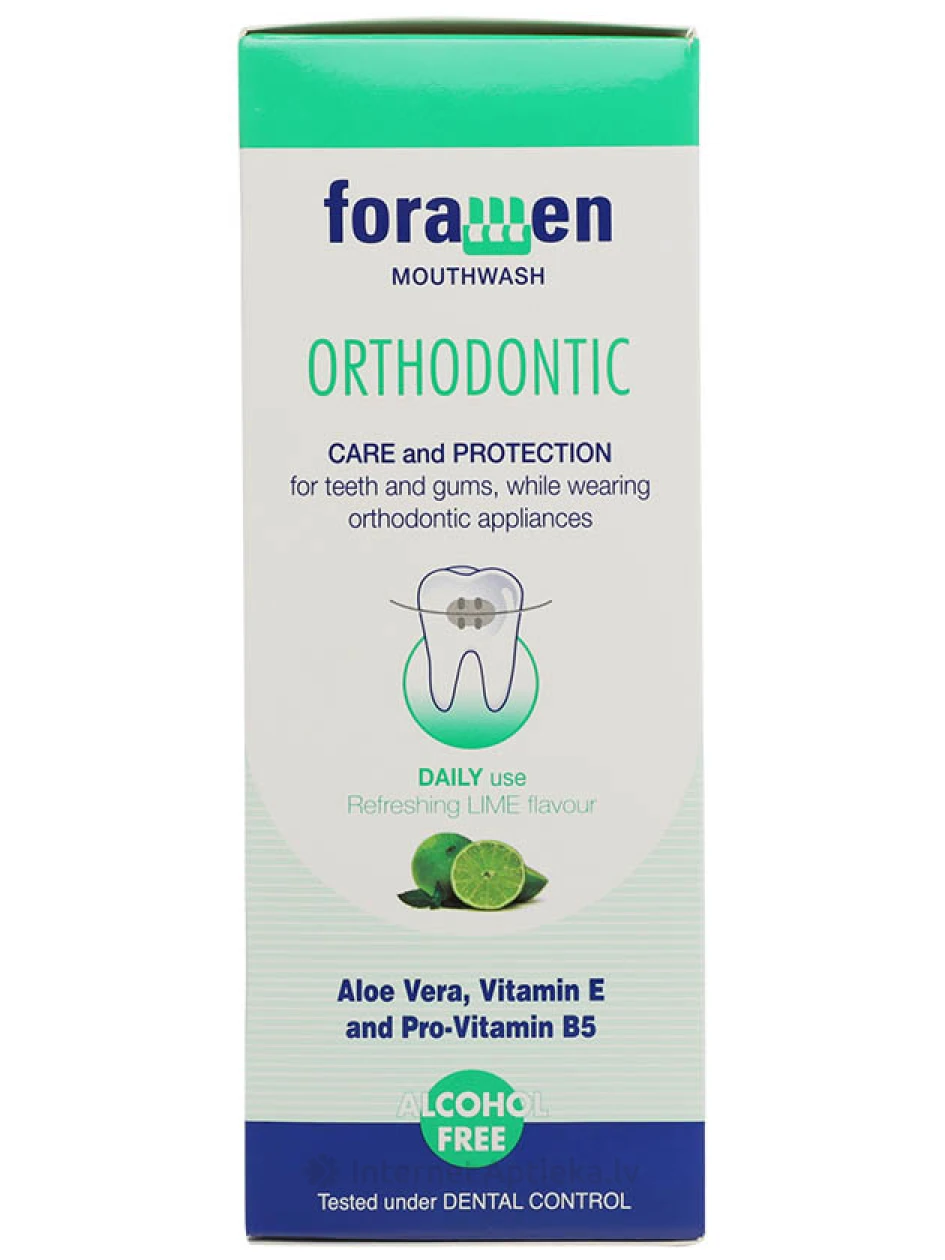 Foramen mutes skalojamais līdzeklis Ortodontic Lime, 500 ml | internetaptieka.lv