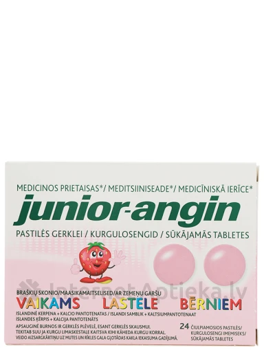 Junior Angin, 24 tabletti | internetaptieka.lv