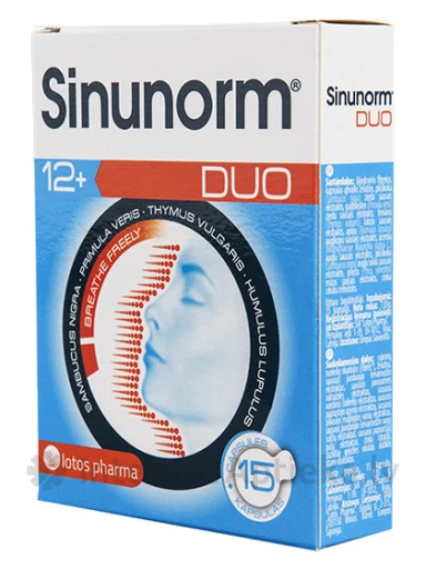 Sinunorm Duo, 15 kapslit | internetaptieka.lv