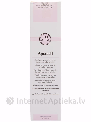 Bioapta Aptacell эмульсия от целлюлита, 150 мл | internetaptieka.lv