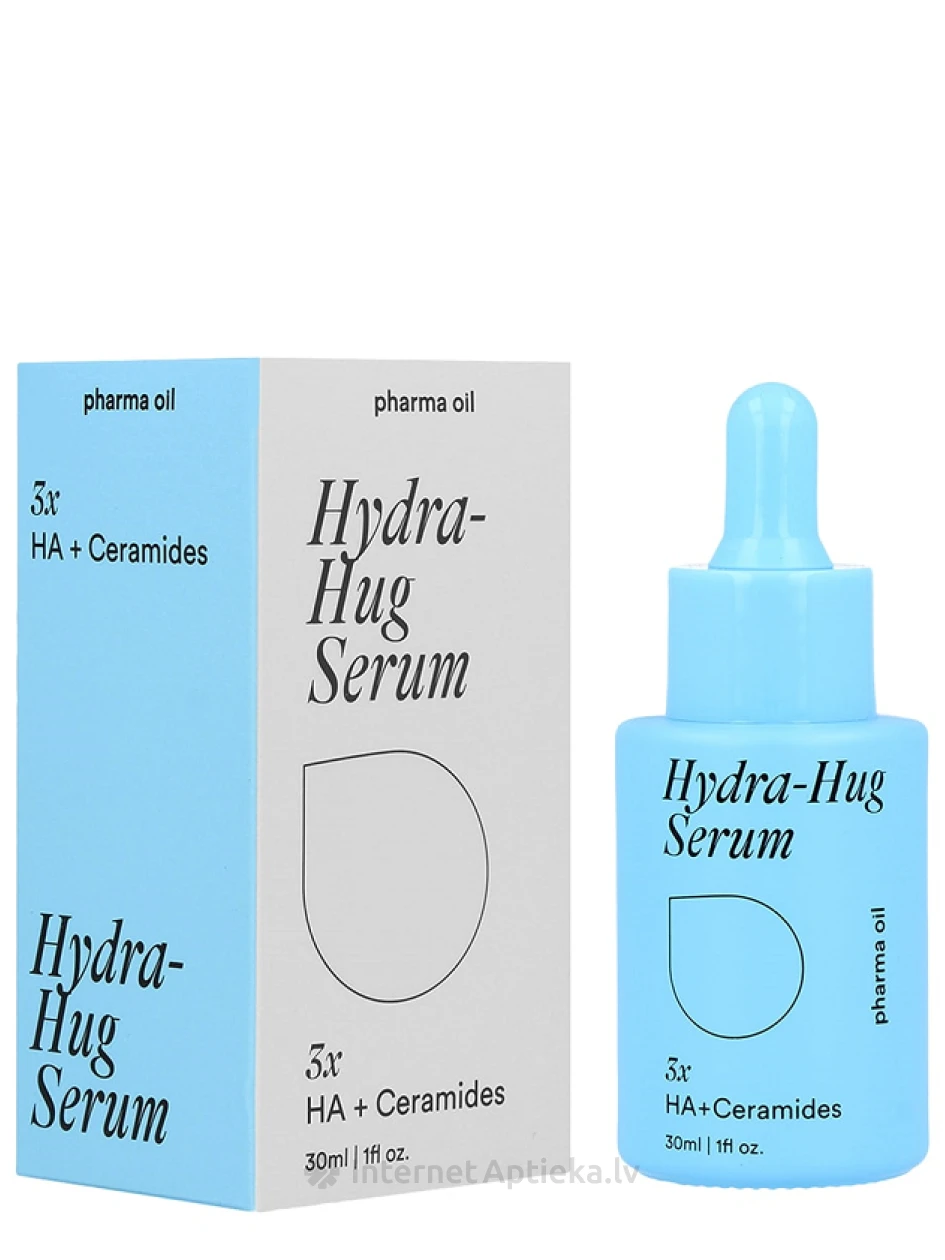 Pharma Oil Hydra hug Hyaluronic/ceramide seerum, 30 ml | internetaptieka.lv