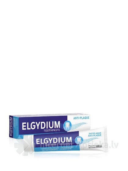 Latvia product data sample: Elgydium Antiplaque Zobu pasta, 75 ml