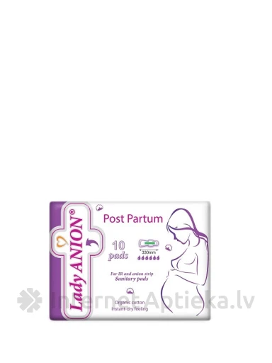 Lady Anion Partum 330mm, 10 gb | internetaptieka.lv