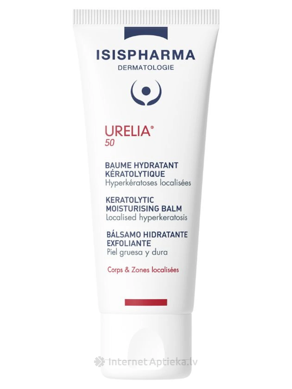 ISISPHARMA URELIA 50 keratolītisks mitrinošs balzams, 40 ml | internetaptieka.lv