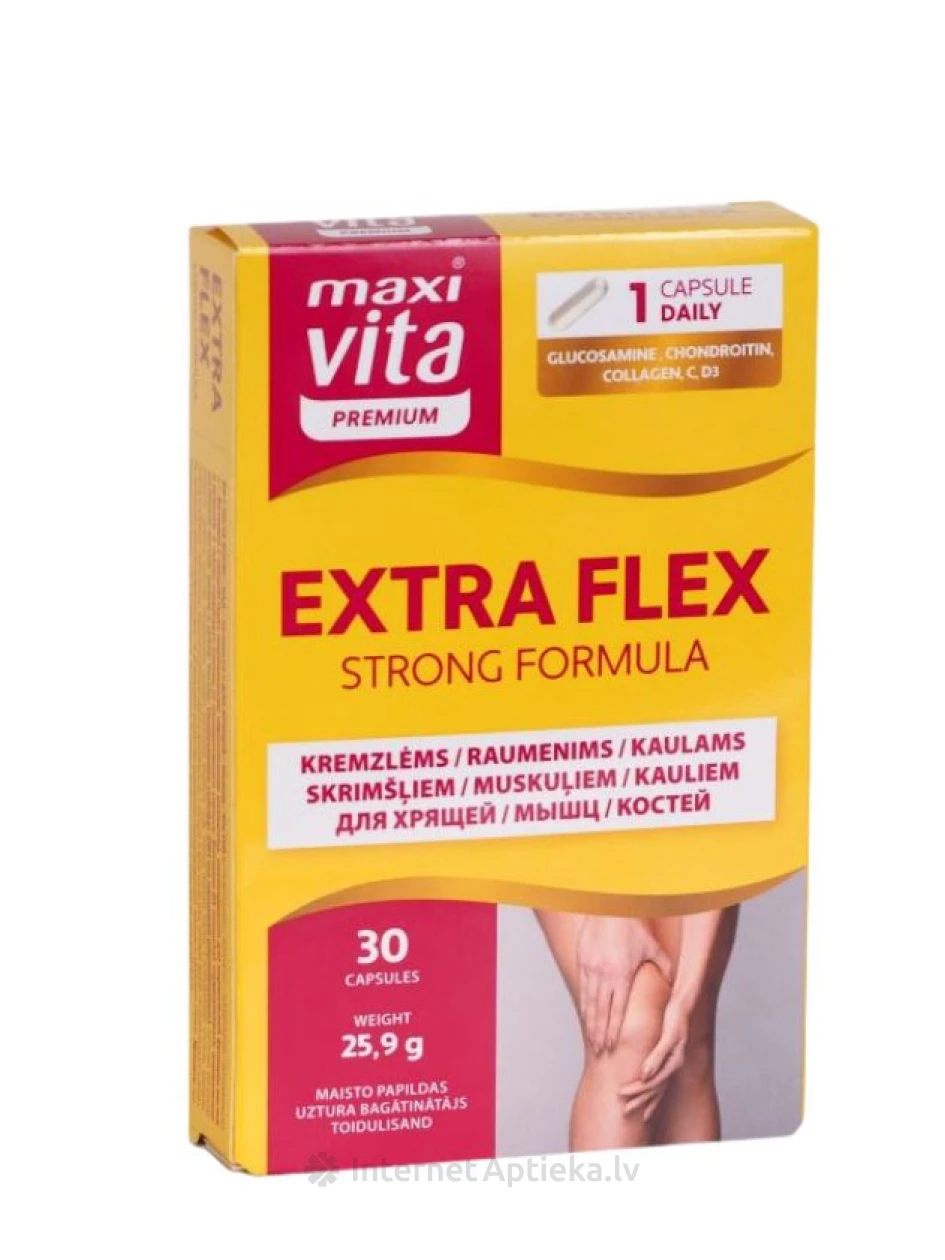 Maxi Vita premium Extra Flex kapsulas, 30 gb. | internetaptieka.lv