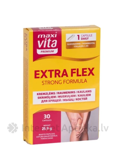 Maxi Vita premium Extra Flex kapsulas, 30 gb. | internetaptieka.lv