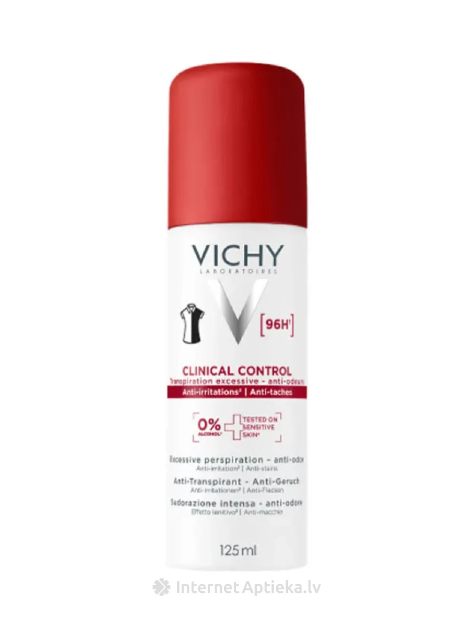 VICHY Clinical Control 96H antiperspirants, 125 ml | internetaptieka.lv