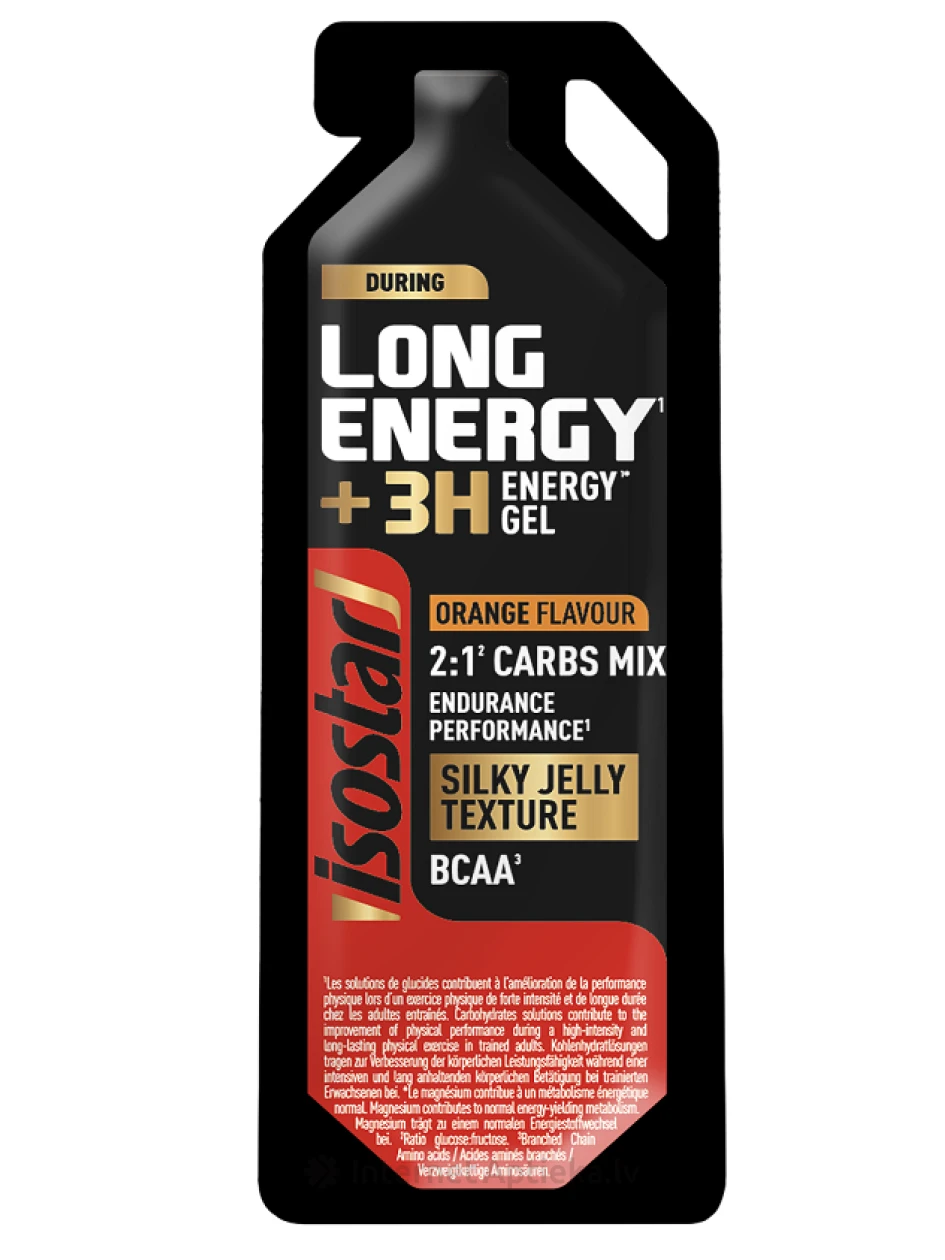 ISOSTAR Želeja Long Energy Orange, 40 g | internetaptieka.lv