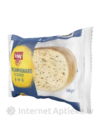 Schär Pain Campagnard bezglutēna saldskābā maize, 240 g | internetaptieka.lv