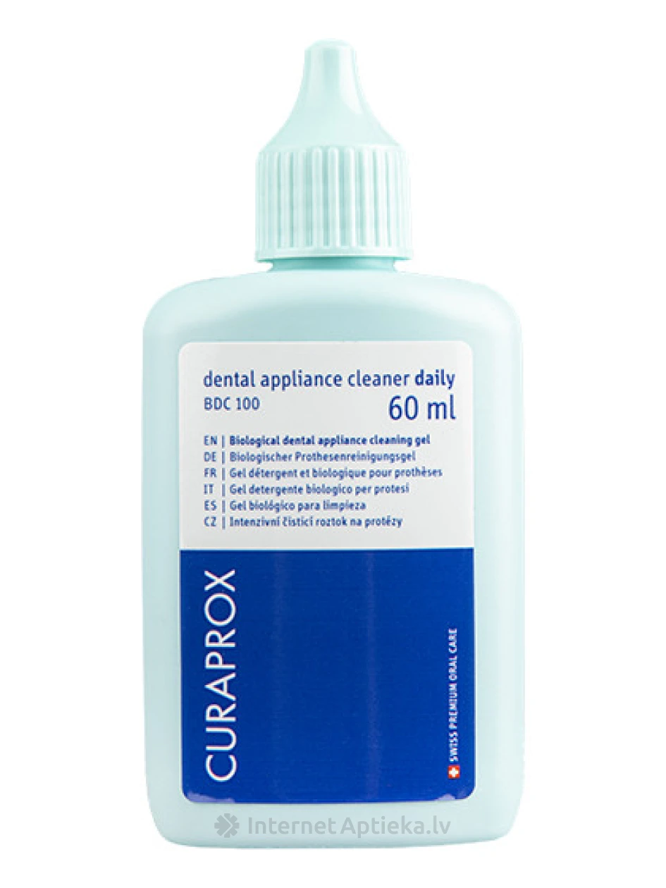 Curaprox CURADEN BDC Daily bioloogiline proteeside puhastusgeel igapäevaseks kasutamiseks, 60 ml | internetaptieka.lv