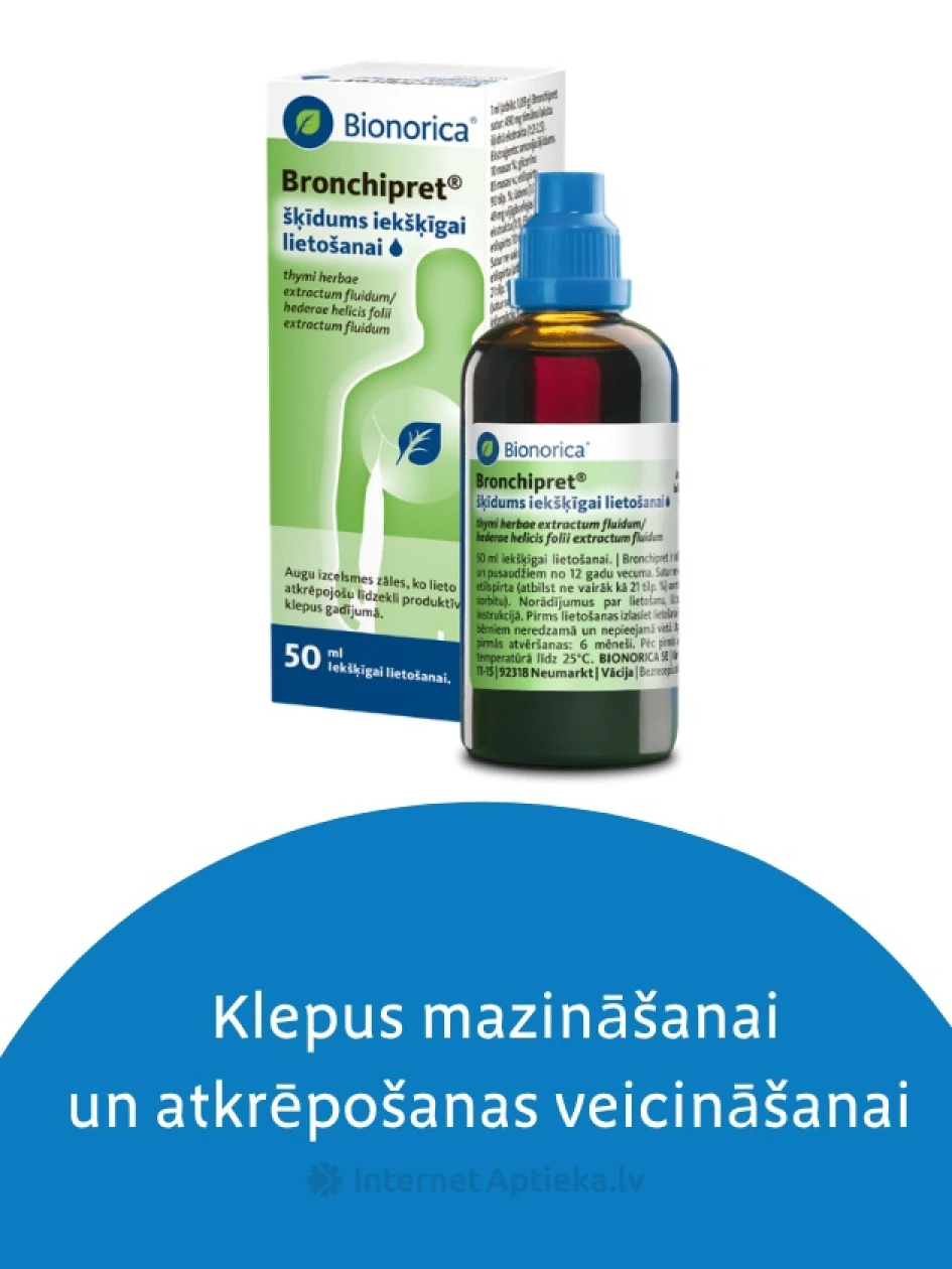 BRONCHIPRET lahus suukaudseks kasutamiseks, 50 ml | internetaptieka.lv