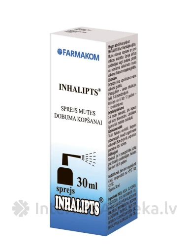 Ингалипт аэрозоль, 30 мл | internetaptieka.lv