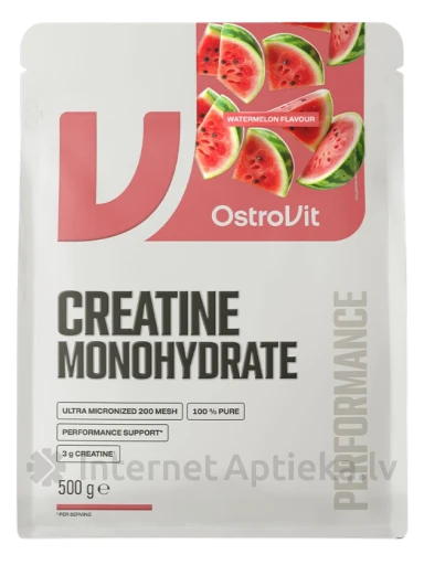 OstroVit Creatine Monohydrate Pulveris Watermelon, 500 g | internetaptieka.lv