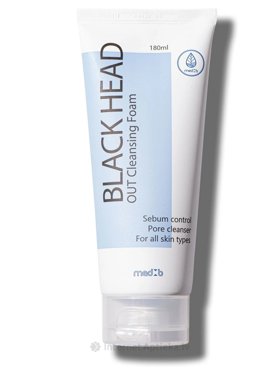 Med B Black Head Out Attīrošās putas, 180 ml | internetaptieka.lv