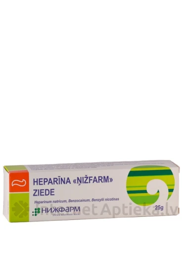 Heparina мазь, 25 г | internetaptieka.lv