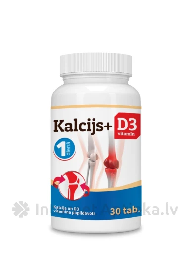Kalcijs 400 mg + D3 5 μg. tabletes, 30 gb. | internetaptieka.lv