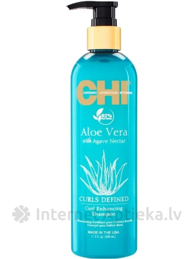 CHI ALOE VERA Curl Enhancing šampūnas, 340 ml | internetaptieka.lv