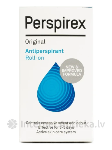 Perspirex Roll-On Original rulliga higistamisvastane aine, 20 ml | internetaptieka.lv