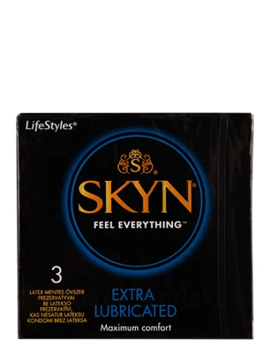 Prezervatīvi Lifestyles Skyn Extra lubricated, 3 gb. | internetaptieka.lv