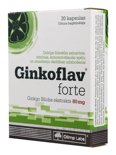 Olimp Labs Ginkoflav Forte, 30 капсул | internetaptieka.lv