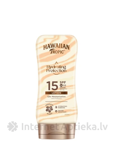 Hawaiin Tropic Солнцезащитная эмульсия hydrating protection SPF15, 180 мл | internetaptieka.lv