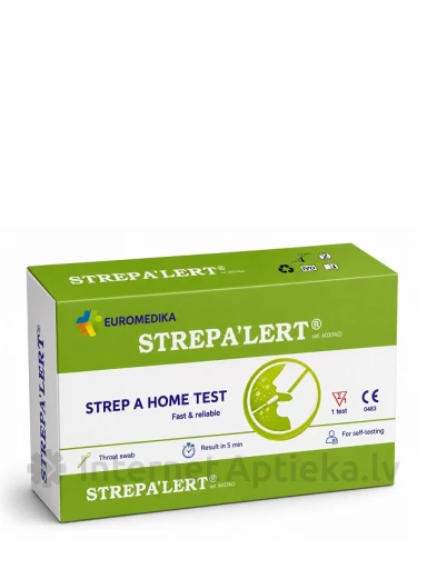 STREPA’LER streptokoku pašnoteikšanas tests, 1 gb. | internetaptieka.lv