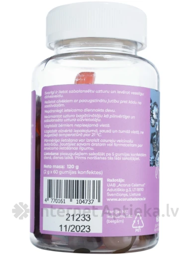 Acorus balance Collagen Beauty gummies, 2gx60 pastilas | internetaptieka.lv